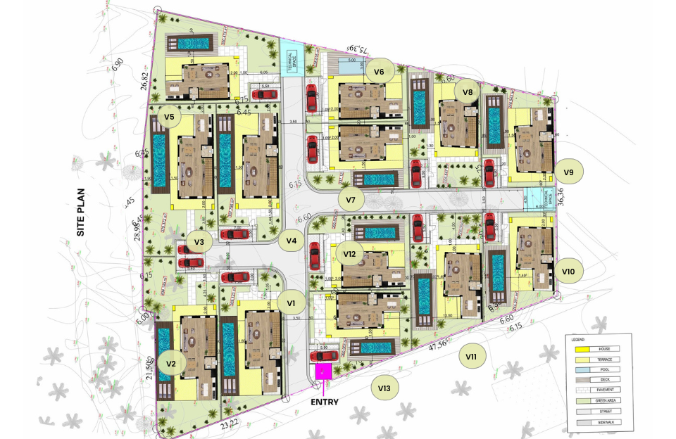 Jua Villas Site Map 2026