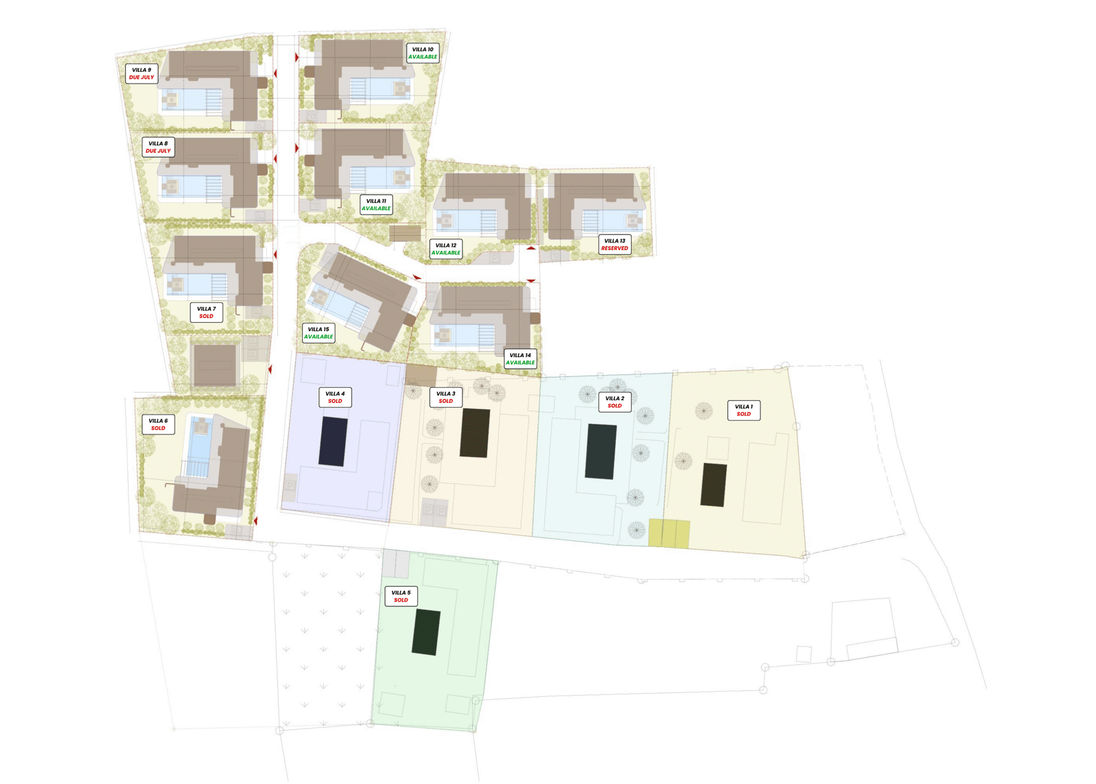 Kilima Villas Site Master Plan
